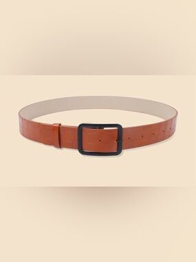 BNWT PU Brown belt 132cm/52.4”